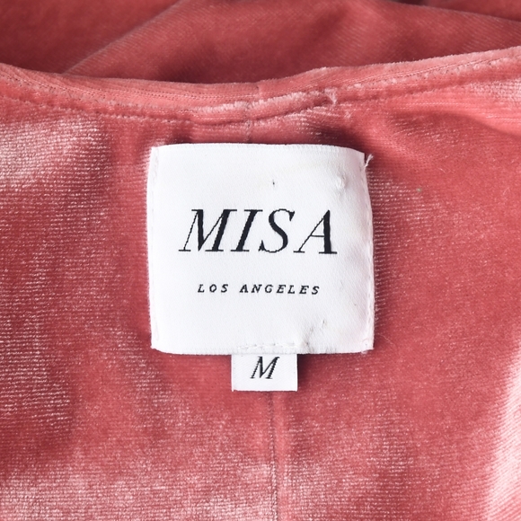 Misa Los Angeles Desma Velvet Wrap Dress Size Small - Picture 10 of 11